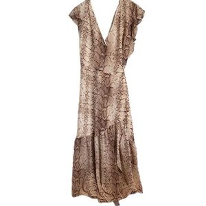 bar III Plus Size Python Print Dress
